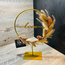 Laden Sie das Bild in den Galerie-Viewer, Dekoobjekt "Love" mit Trockenblumen inkl. MwSt. zzgl. Versand