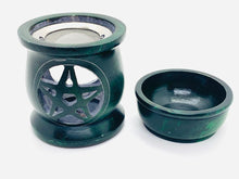 Laden Sie das Bild in den Galerie-Viewer, Aromalampe "Pentagramm" mit Sieb inkl. MwSt zzgl. Versandkosten