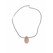 Laden Sie das Bild in den Galerie-Viewer, Rosenquarz Tropfenanhänger mit Kette inkl. MwSt. zzgl. Versand