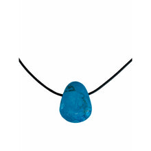 Laden Sie das Bild in den Galerie-Viewer, Türkis Tropfenanhänger mit Kette inkl. MwSt. zzgl. Versand