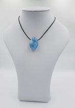 Laden Sie das Bild in den Galerie-Viewer, Aquamarin Tropfenanhänger mit Kette inkl. MwSt. zzgl. Versand