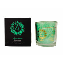 Laden Sie das Bild in den Galerie-Viewer, Chakrakerze Herzchakra inkl. MwSt. zzgl. Versand