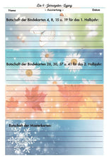 Laden Sie das Bild in den Galerie-Viewer, Legeschablone &quot;Die 4 Jahreszeiten&quot; inkl. MwSt zzgl. Versand
