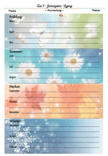 Laden Sie das Bild in den Galerie-Viewer, Legeschablone &quot;Die 4 Jahreszeiten&quot; inkl. MwSt zzgl. Versand
