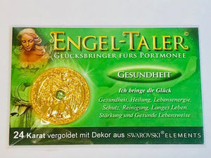 Engeltaler "Gesundheit" mit Swarovski Kristall inkl. MwSt zzgl. Versand