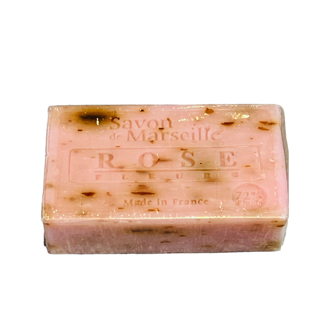 Französische Seife mit Rosenblüten inkl. MwSt. zzgl. Versand