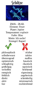 Energiestab "Schütze" inkl. MwSt zzgl. Versand