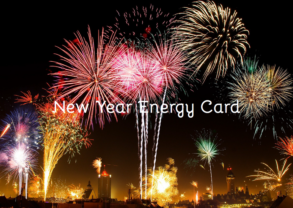New Year Energy Card inkl. MwSt. zzgl. Versand